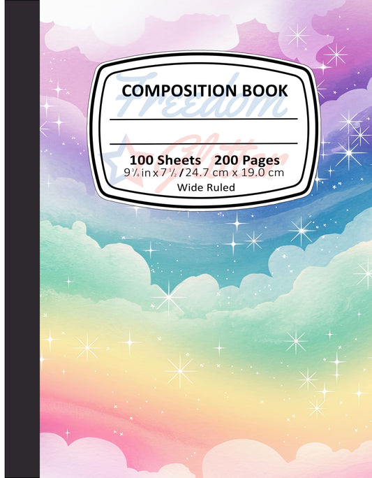 Rainbow Pastel 3 Notebook Cover