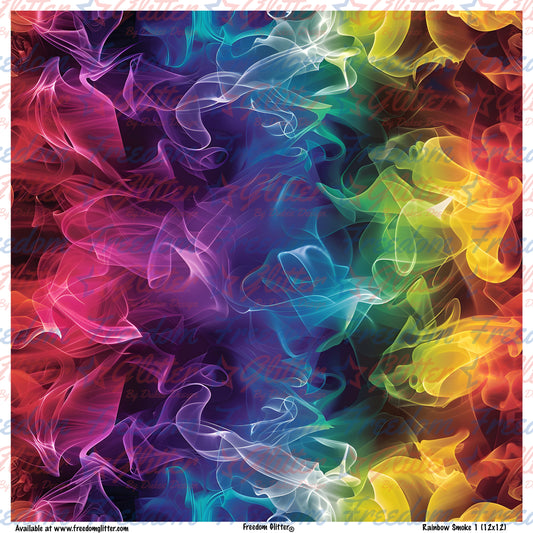 Rainbow Smoke 1 (Printed Vinyl)