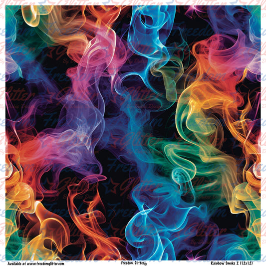 Rainbow Smoke 2 (Printed Vinyl)