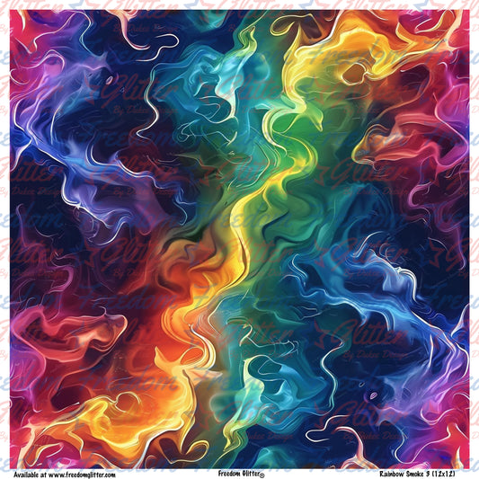 Rainbow Smoke 3 (Printed Vinyl)