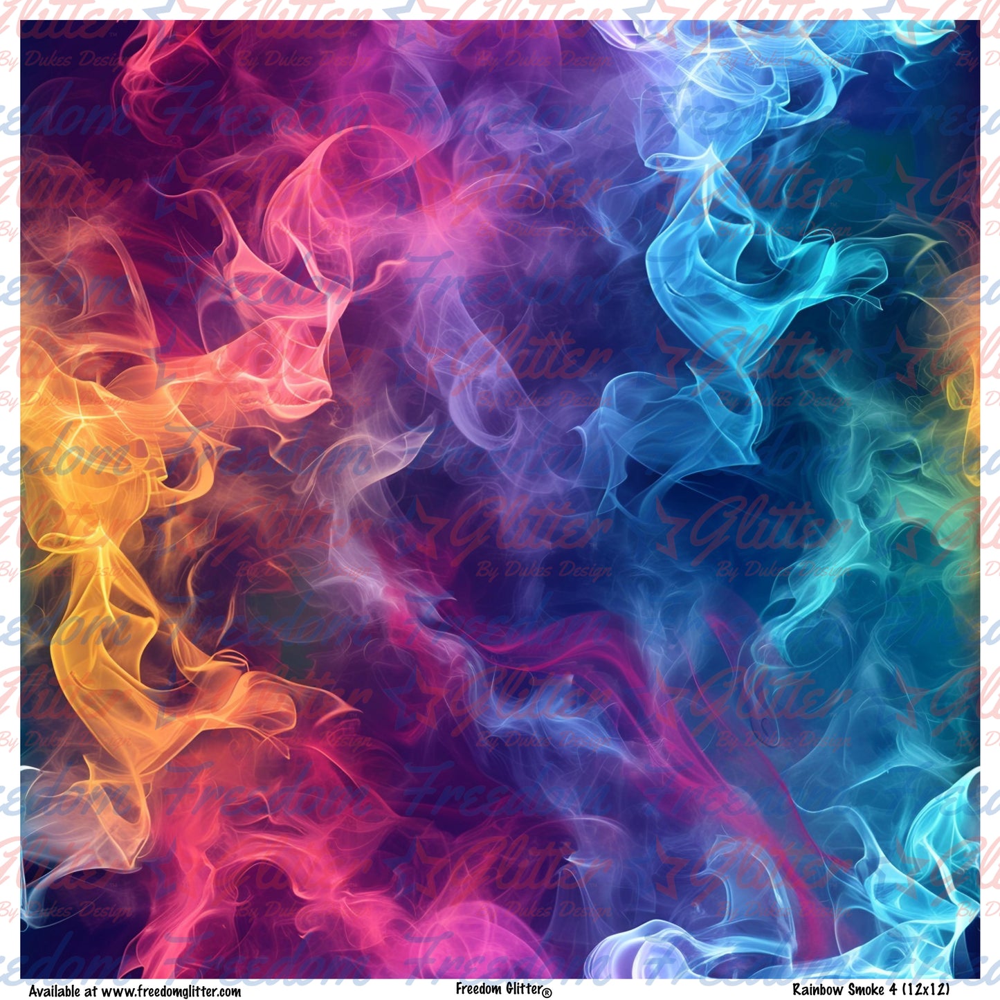 Rainbow Smoke 4 (Printed Vinyl)