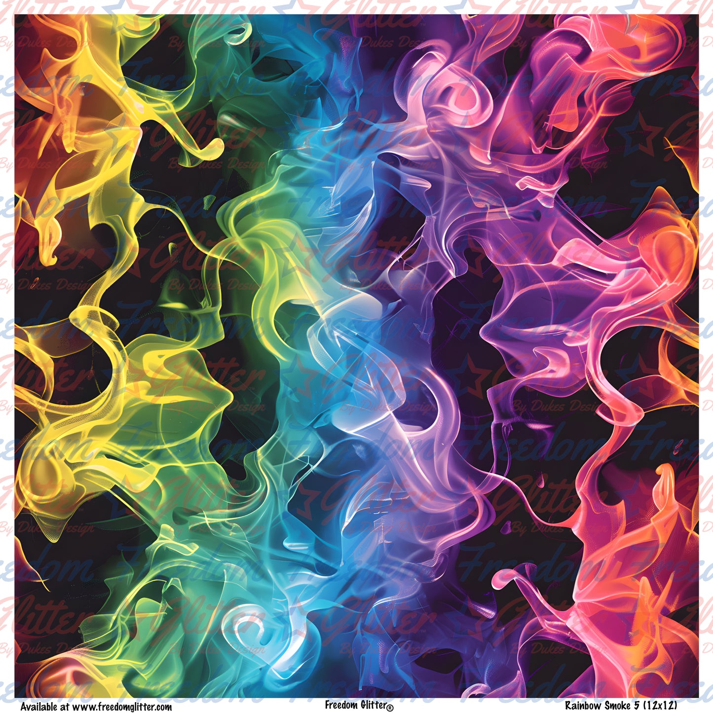 Rainbow Smoke 5 (Printed Vinyl)