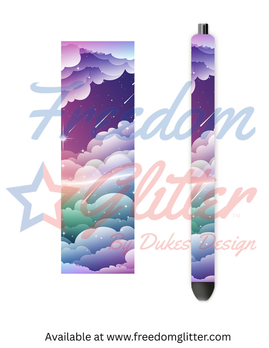 Rainbow Pastel 2 Pen Wrap (Vinyl)