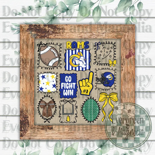 Rams Football Coquette