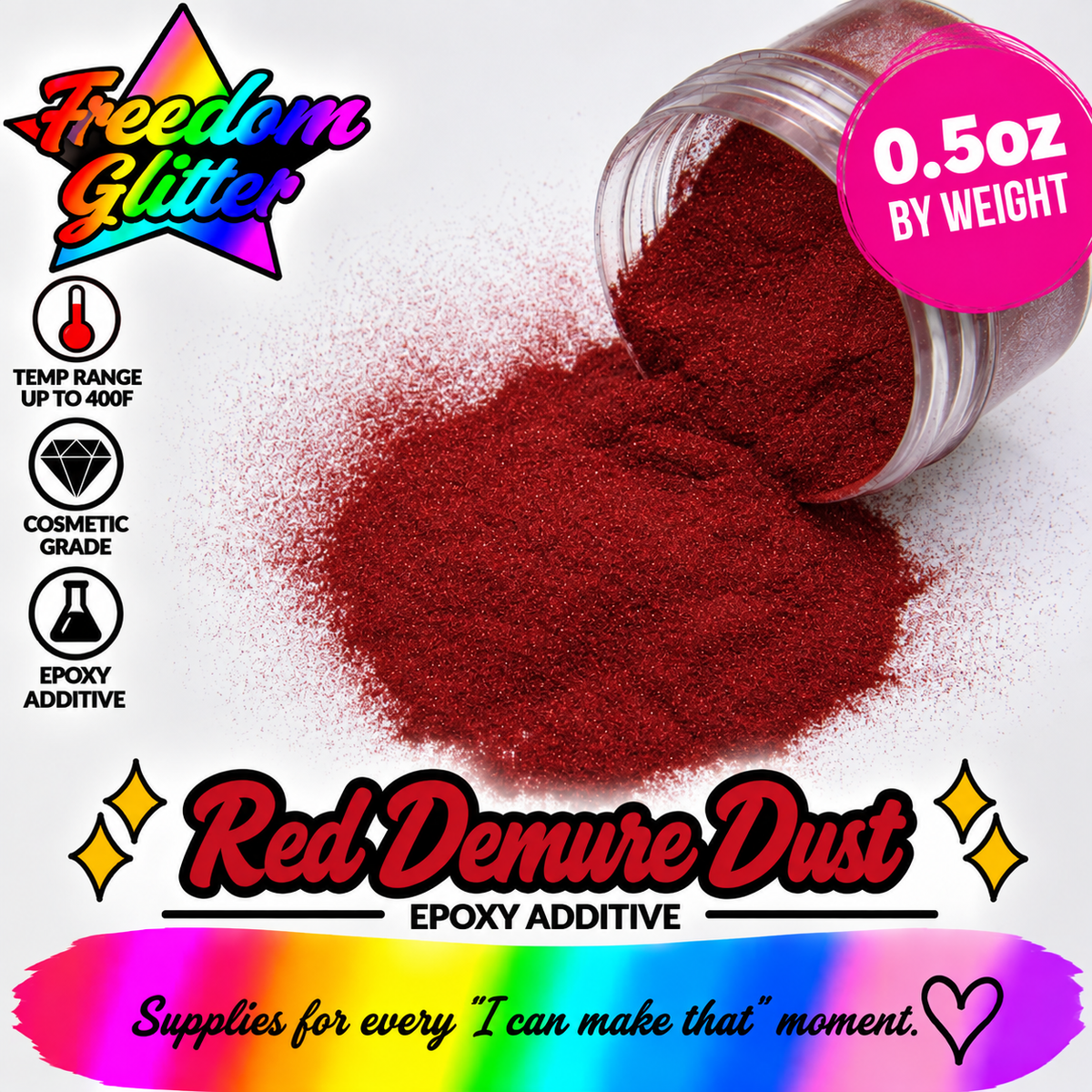 Red Demure Dust (Epoxy Additive)