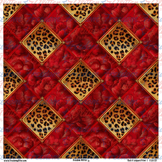 Red & Leopard Print 1 (Printed Vinyl)