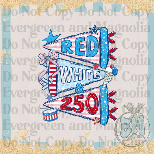 Red white and 250