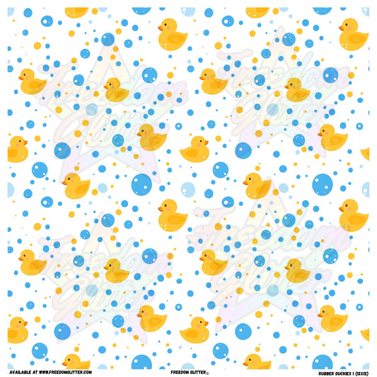 Rubber Duckies 1 (Printed Vinyl)