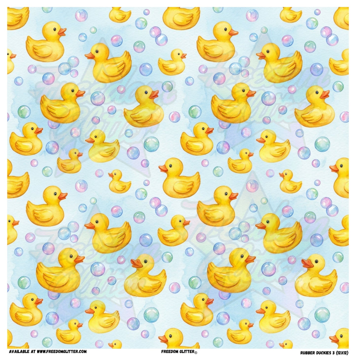 Rubber Duckies 3 (Printed Vinyl)