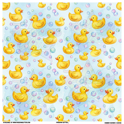 Rubber Duckies 3 (Printed Vinyl)