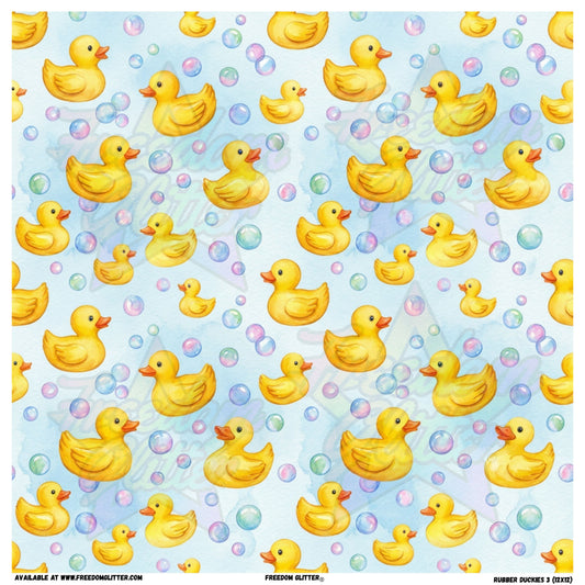 Rubber Duckies 3 (Printed Vinyl)