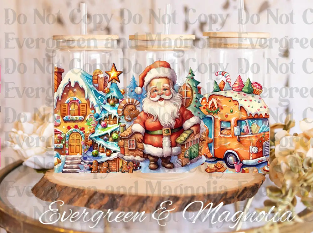 Santa claus Gingerbread Christmas