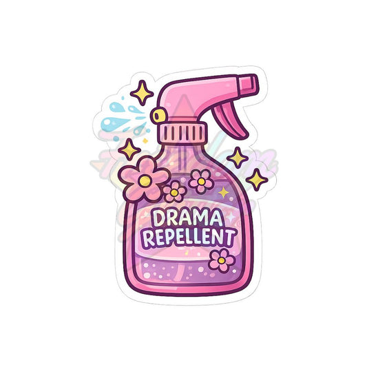 Sarcastic - Drama Repellent 2" Badge Reel Acrylic Blank