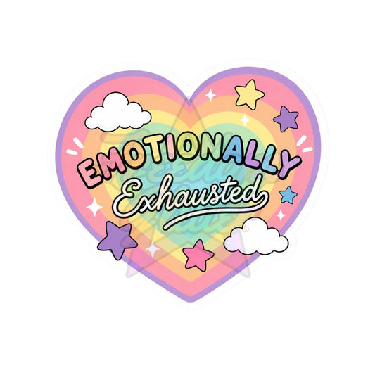 Sarcastic - Emotionally Exhausted 2" Badge Reel Acrylic Blank