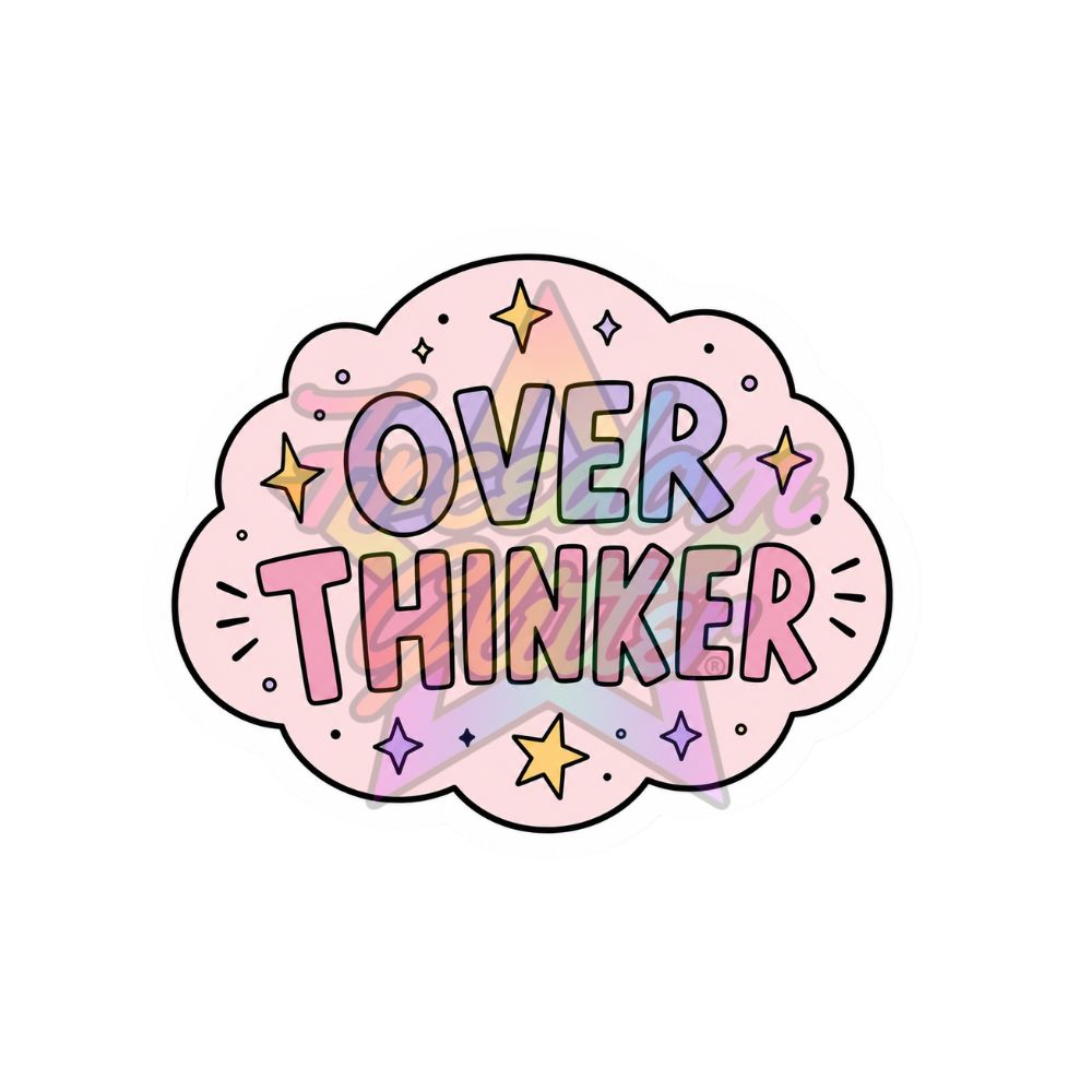 Sarcastic - Overthinker 2" Badge Reel Acrylic Blank