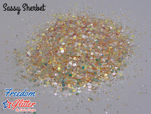 Sassy Sherbet (Glow Glitter)