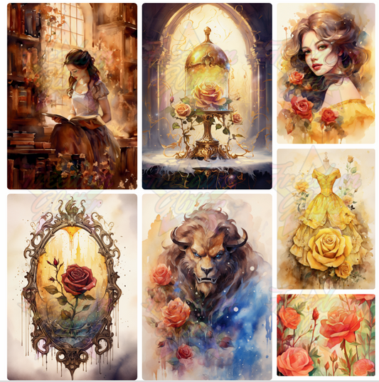 Mixed Image Sheet - Belle of the Ball (Printed Vinyl)