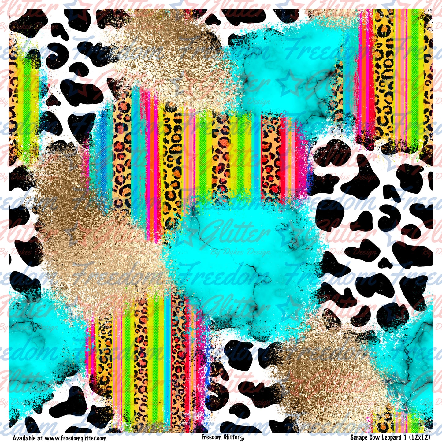 Serape Cow Leopard 1