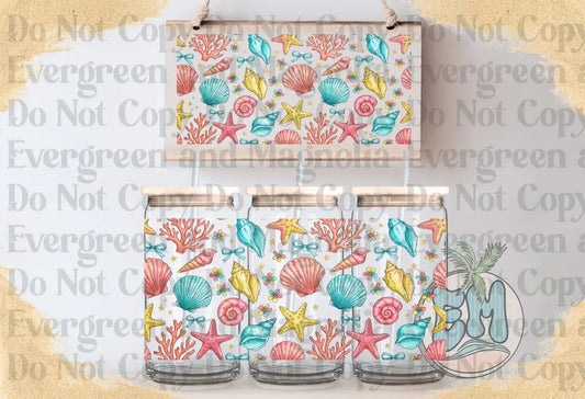 Shells and flowers