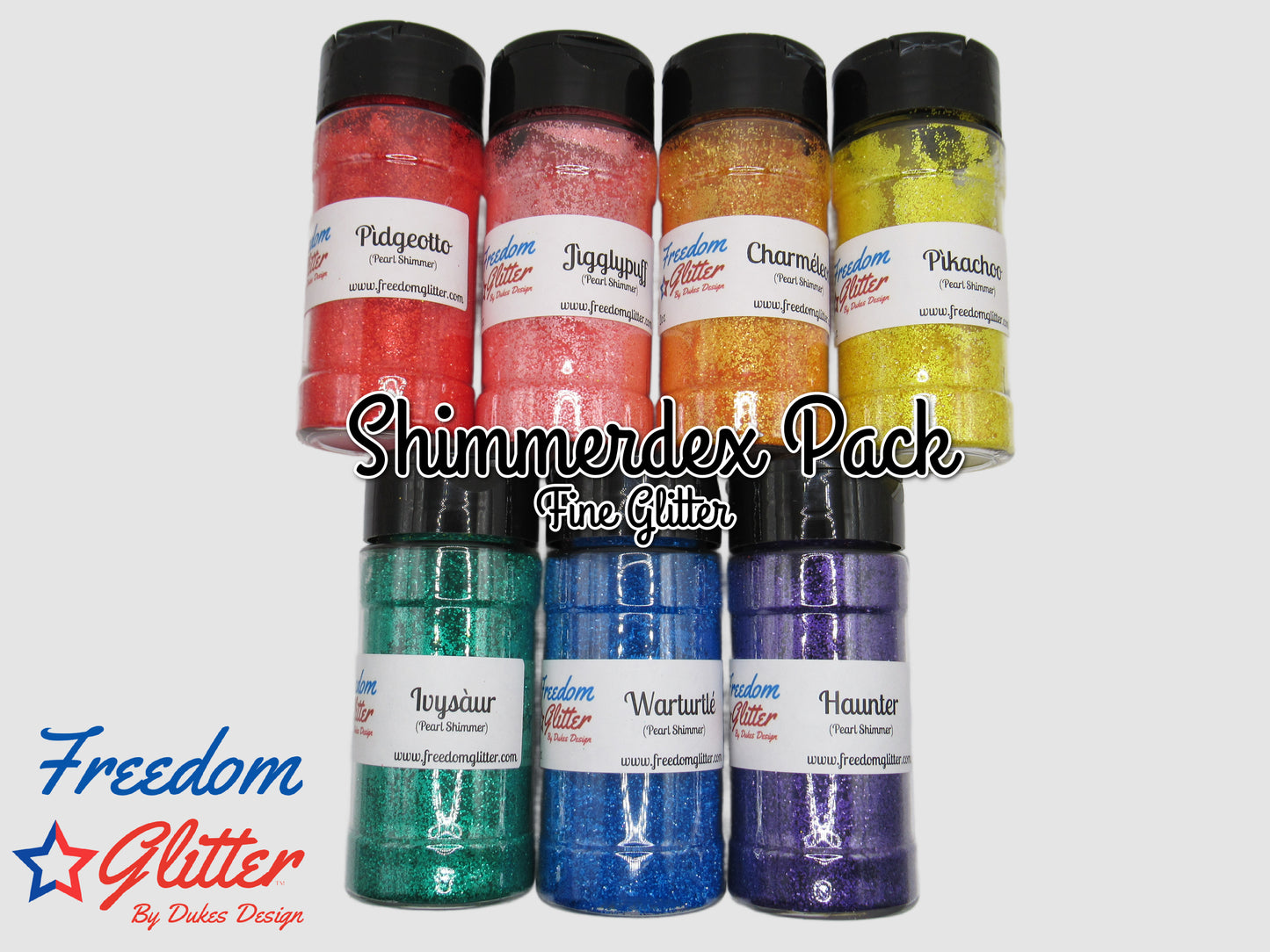 Shimmerdex Pack (Fine Glitter)
