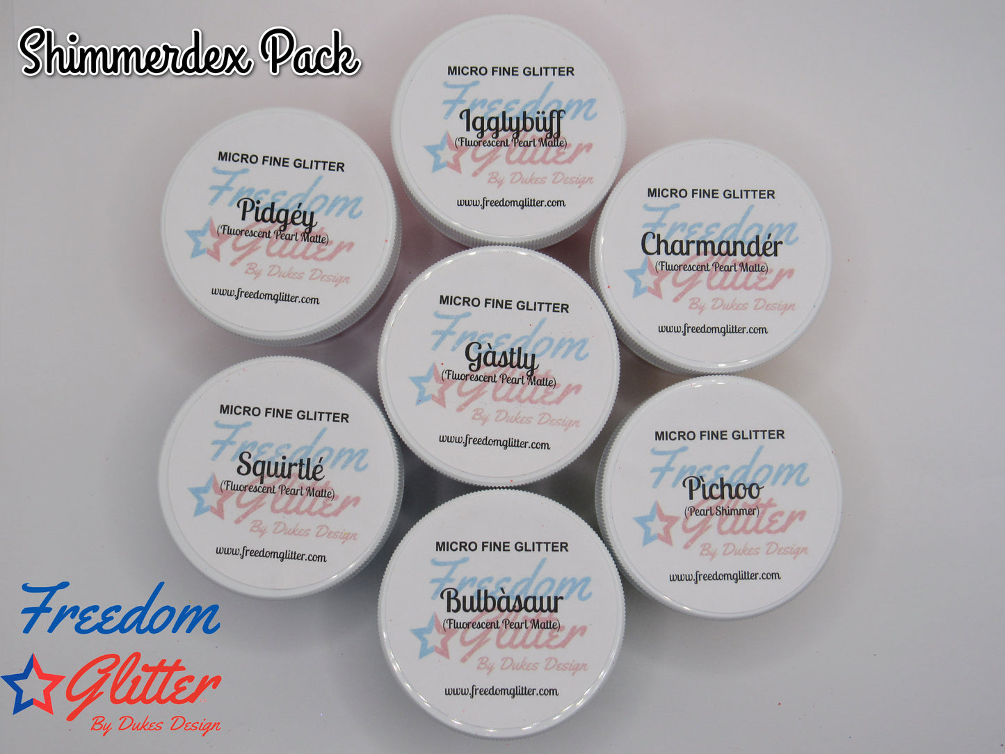 Shimmerdex Pack (Micro Fine Glitter)