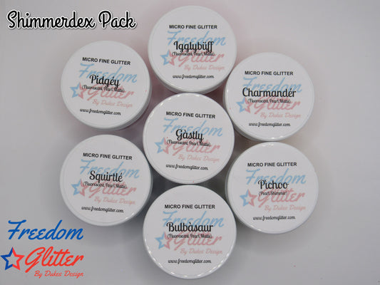 Shimmerdex Pack (Micro Fine Glitter)