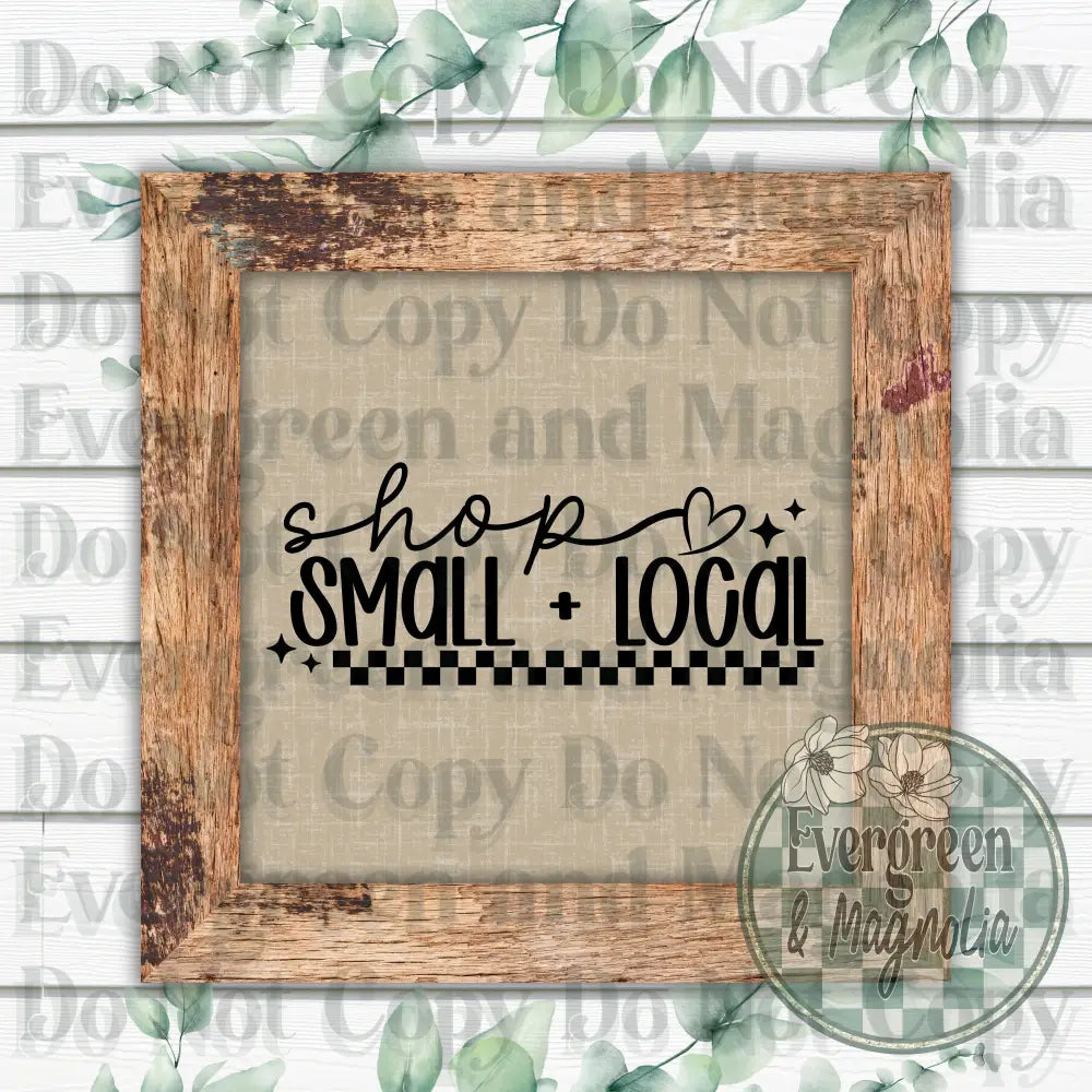 Shop Small & Local (Black)