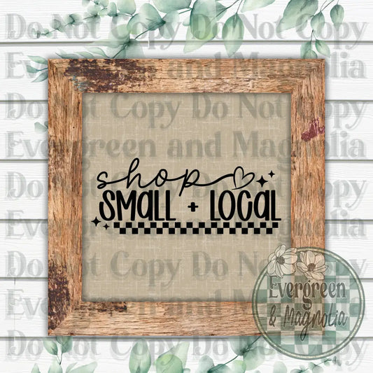 Shop Small & Local (Black)