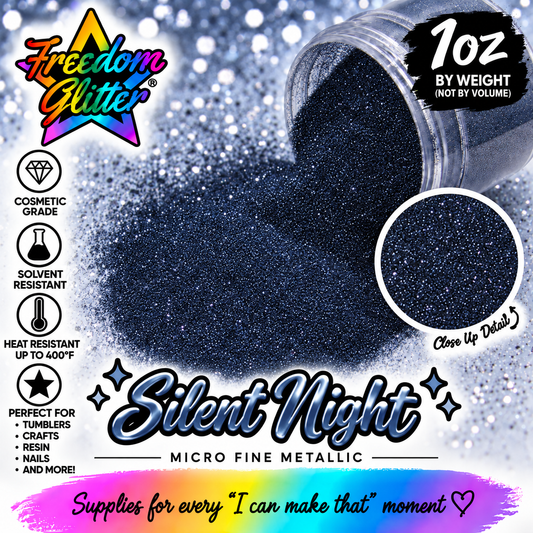 Silent Night (Metallic Glitter)