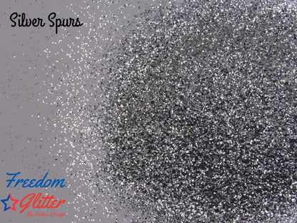 Silver Spurs (Metallic Glitter)