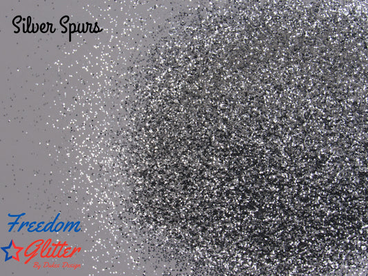 Silver Spurs (Metallic Glitter)