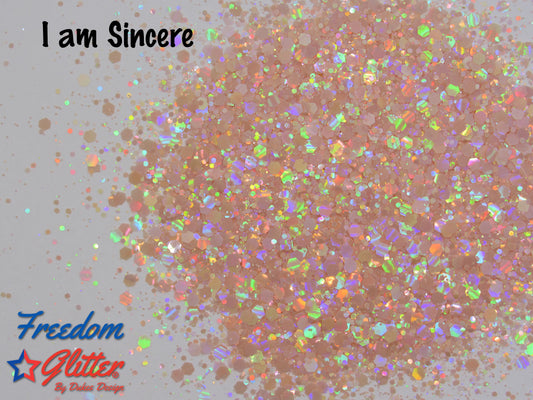 I am Sincere (Pearl Holographic Glitter)