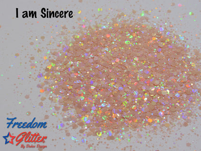 I am Sincere (Pearl Holographic Glitter)