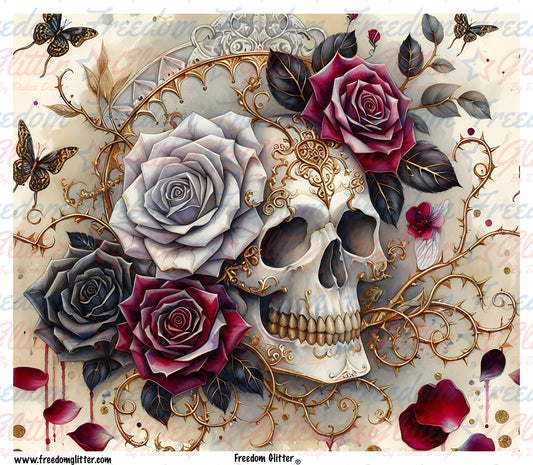 Skulls, Roses & Vines (Printed Vinyl)