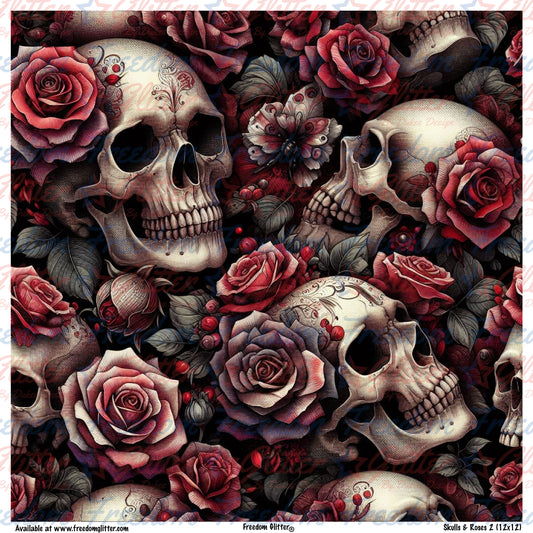 Skulls & Roses 2 (Printed Vinyl)