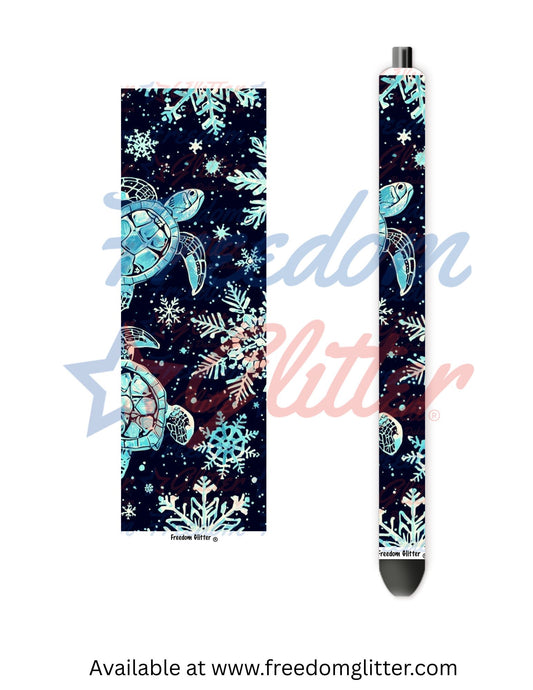 Snowflakes & Turtles 2 (Printed Vinyl)