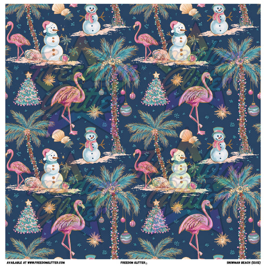 Snowman Beach (Printed Vinyl)