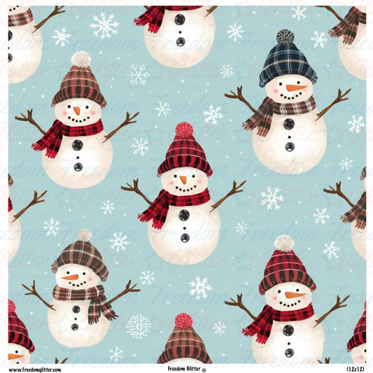Snowmen 1 (Printed Vinyl)