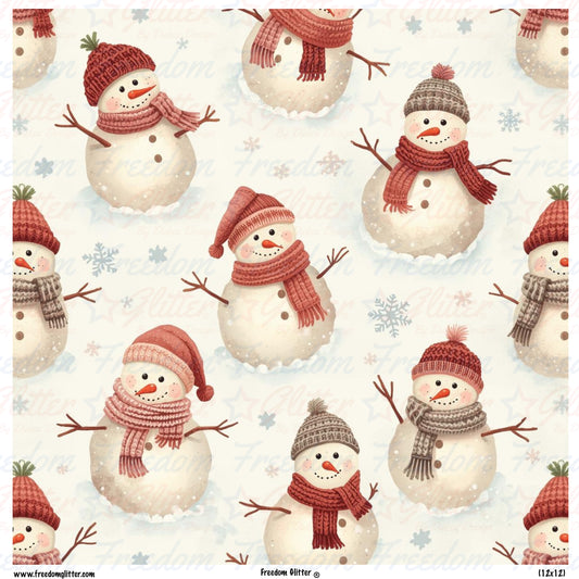Snowmen 3 (Printed Vinyl)