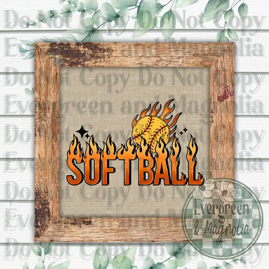 Softball flame