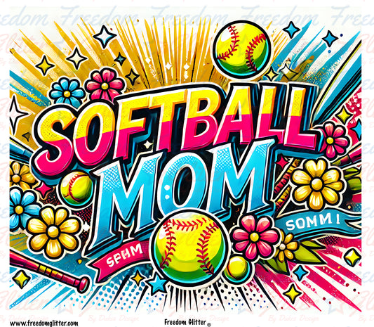 Softball Mom (Printed Vinyl)