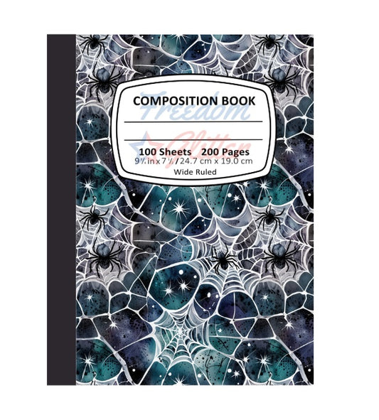 Spiders 4 Notebook Cover
