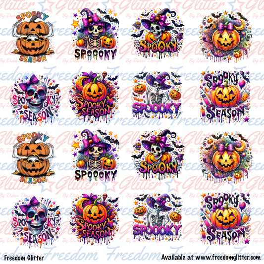 Spooky Halloween Stickers