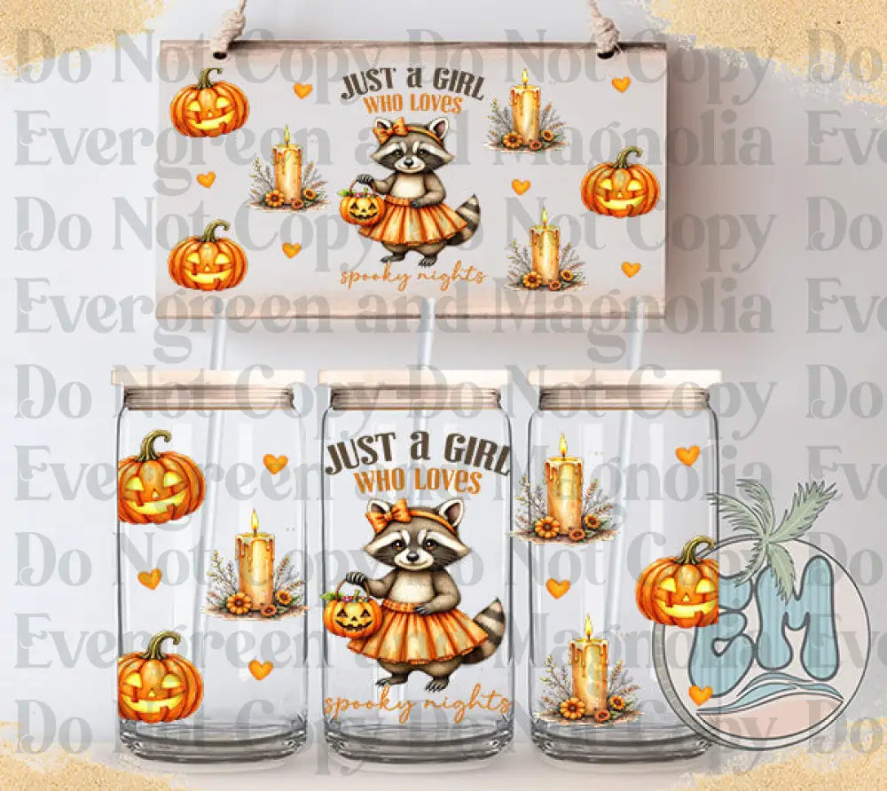 Spooky nights raccoon
