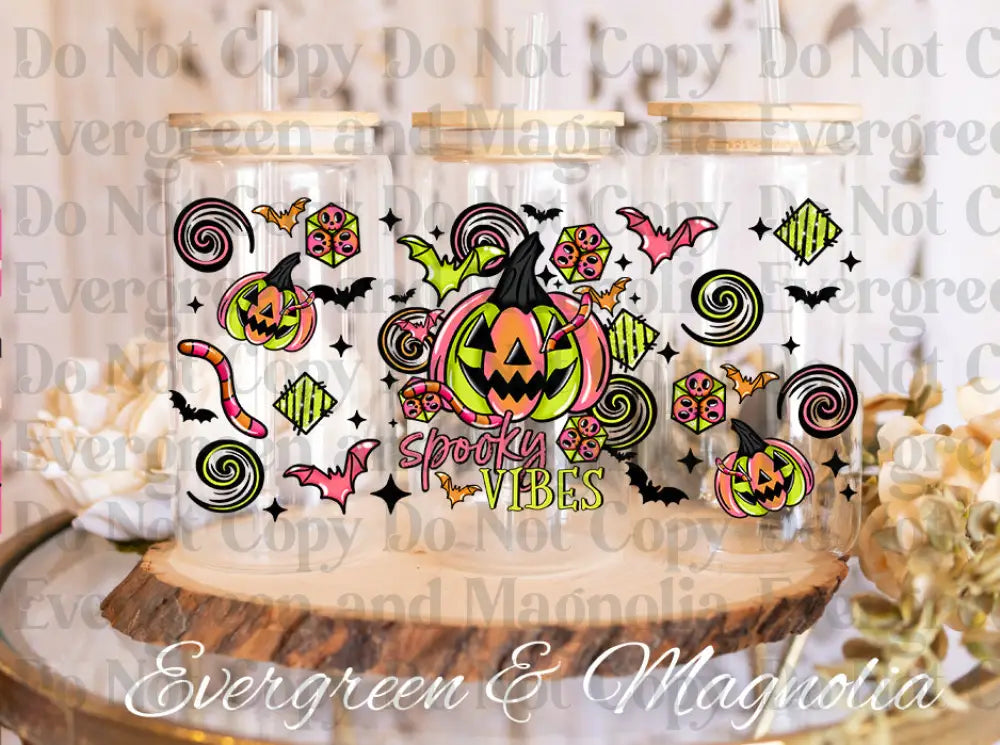 Spooky vibes neon