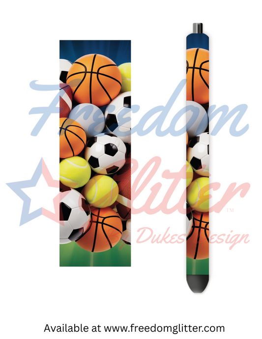 Sports 4 Pen Wrap (Vinyl)
