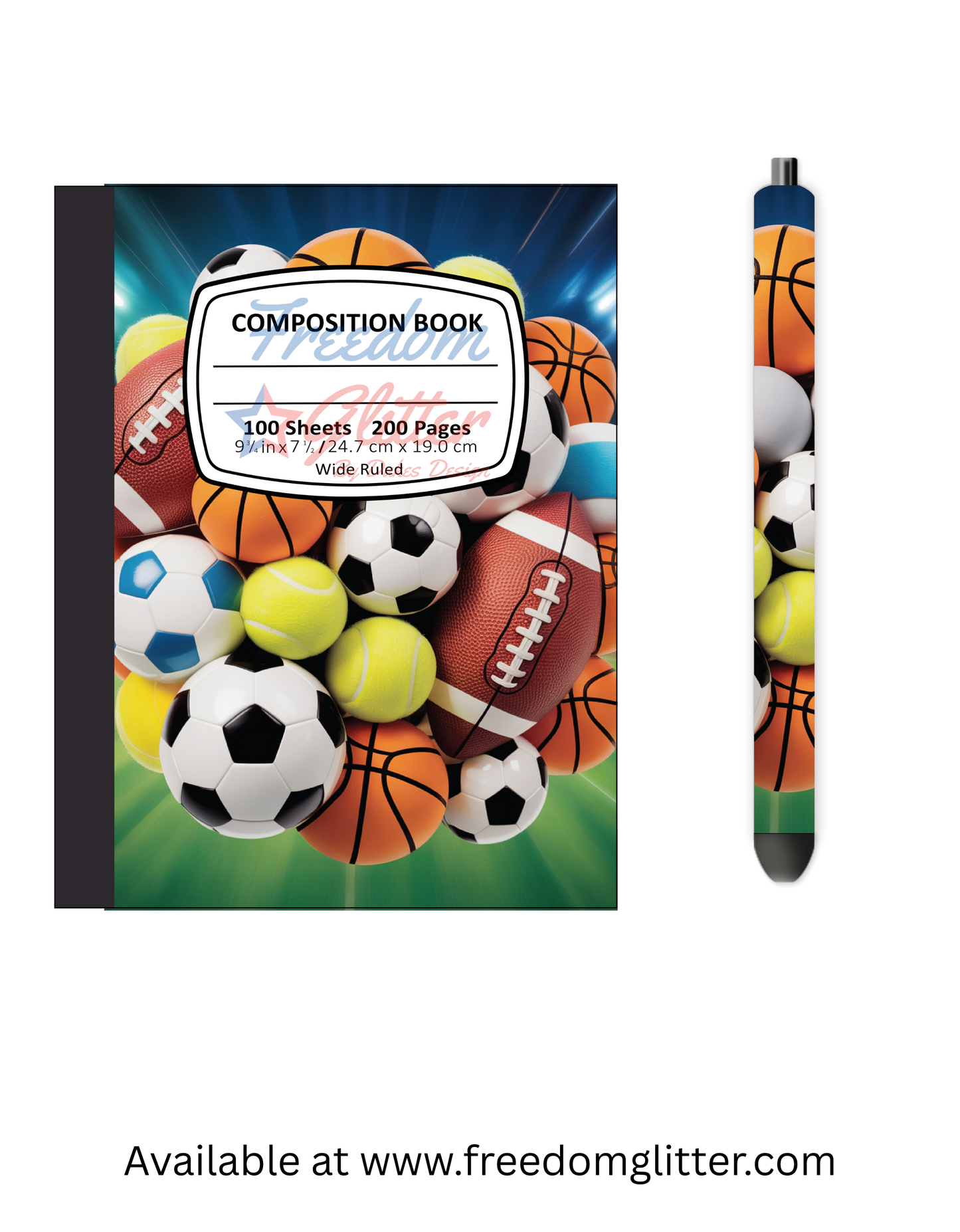 Sports 4 Notebook Cover