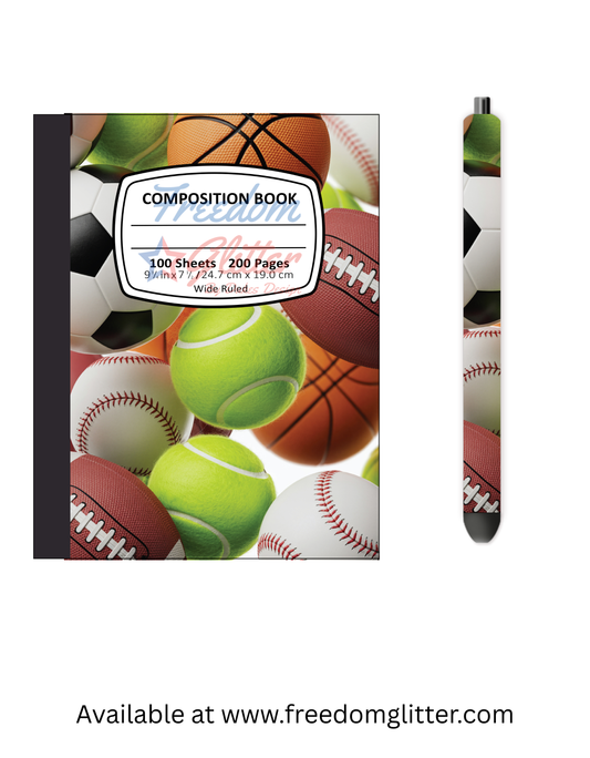 Sports 5 Notebook Cover