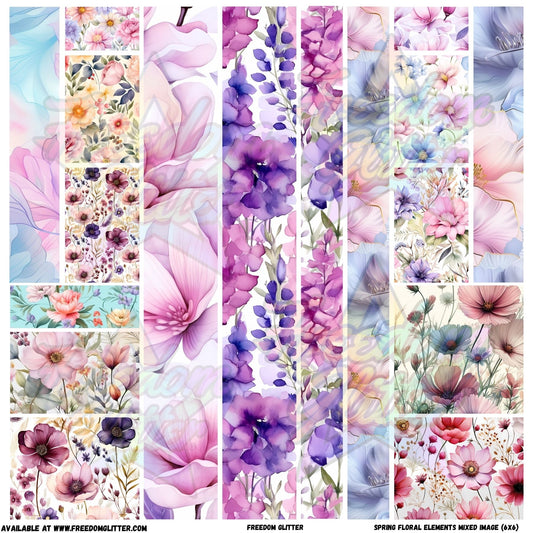 Pen Mixed Elements - Spring Floral (Printed Vinyl)