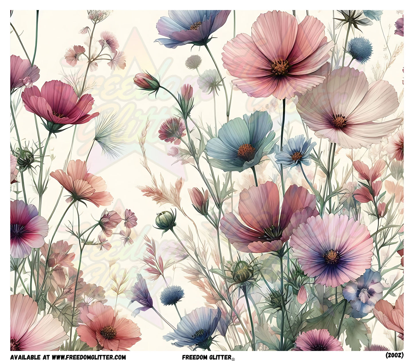 Spring Wildflowers (Printed Vinyl)